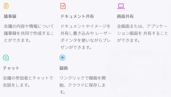 RemoteMeeting-便利な5つの機能